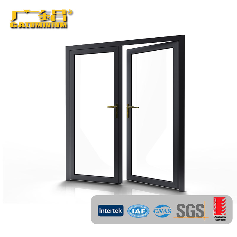 What accessories does the Aluminum Door consist of?